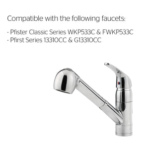 Pfister 920048A Pull Out Spray Head, Polished Chrome 920-048A