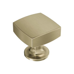 Amerock BP37101BBZ Kitchen Cabinet Knob Golden Champagne Everett 1-1/4 in (32 mm) Length Cabinet Hardware Square Furniture Knob Dresser Drawer Knob Bathroom Cabinet Door Knob