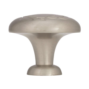 Amerock Cabinet Knob Satin Nickel 1-5/16 inch (33 mm) Diameter Nature'S Splendor 1 Pack Drawer Knob Cabinet Hardware