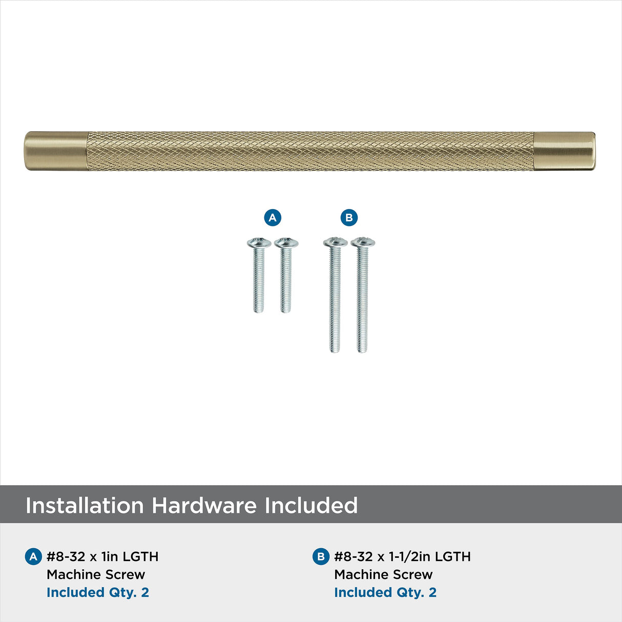 Amerock Kitchen Cabinet Pull Golden Champagne 8 in (203 mm) Center-to-Center Bronx 1 Pack Furniture Hardware Cabinet Handle Bathroom Drawer Pull