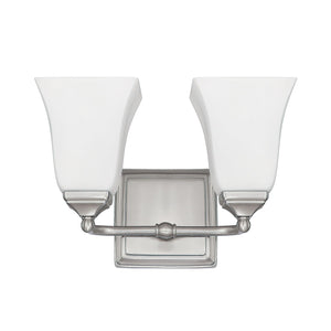 Capital Lighting 8452BN-119 Cade 2 Light Vanity Brushed Nickel
