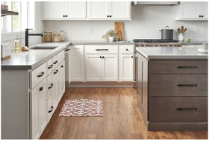Jeffrey Alexander 4128BNBDL 128 mm Center-to-Center Brushed Pewter Square Sonoma Cabinet Pull