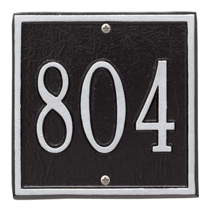 Whitehall 2109BS - Personalized Square Plaque -Petite - wall-  1-line