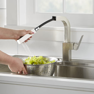 Gerber D404562SS Stainless Steel Mid-town Single Handle Pull-out Kitchen Faucet