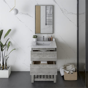 Fresca FCB3124ASH-FS-CWH-U Bathroom Vanity