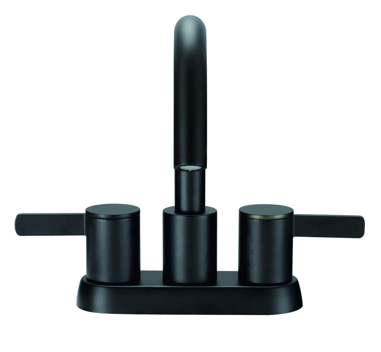 Gerber D301130BS Satin Black Amalfi Two Handle Centerset Lavatory Faucet