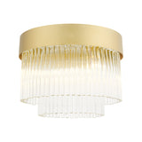 Livex Lighting 49827-33 4 Light Soft Gold Flush Mount