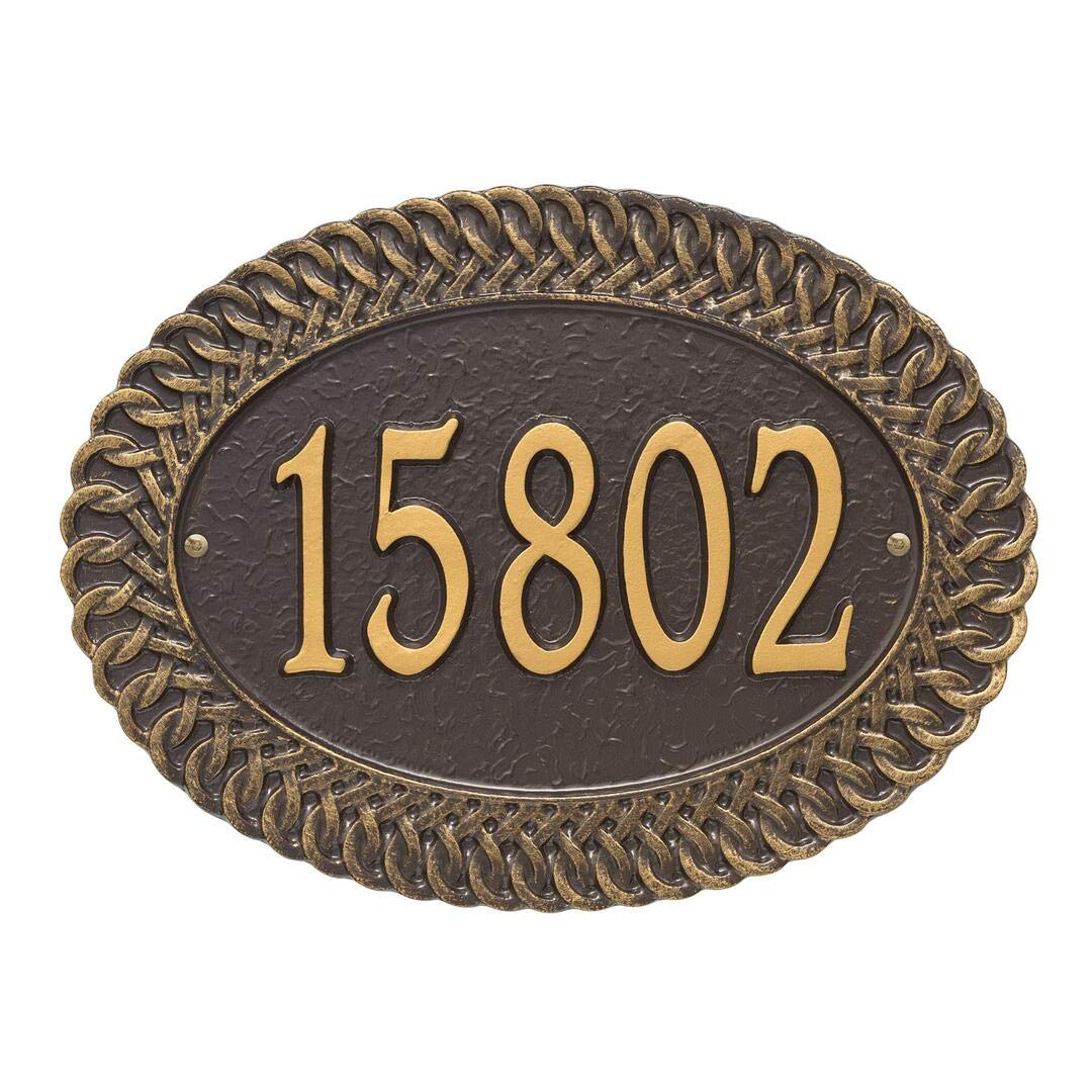Whitehall 2140OG - Personalized Chartwell Plaque - Standard - Wall - 1 Line