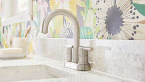 Gerber D307058BN Parma Two Handle Centerset Bathroom Faucet With Metal Touch DOWN...