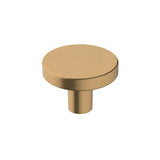 Amerock Cabinet Knob Champagne Bronze 1-3/8 inch (35 mm) Diameter Versa 1 Pack Drawer Knob Cabinet Hardware