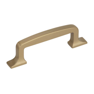 Amerock Cabinet Pull Golden Champagne 3 inch (76 mm) Center to Center Westerly 1 Pack Drawer Pull Drawer Handle Cabinet Hardware