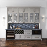 Jeffrey Alexander 972-96NI 96 mm Center-to-Center Polished Nickel Square Marlo Cabinet Pull