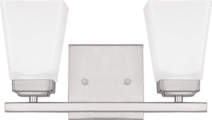 Capital Lighting 114421BN-334 Baxley 2 Light Vanity Brushed Nickel