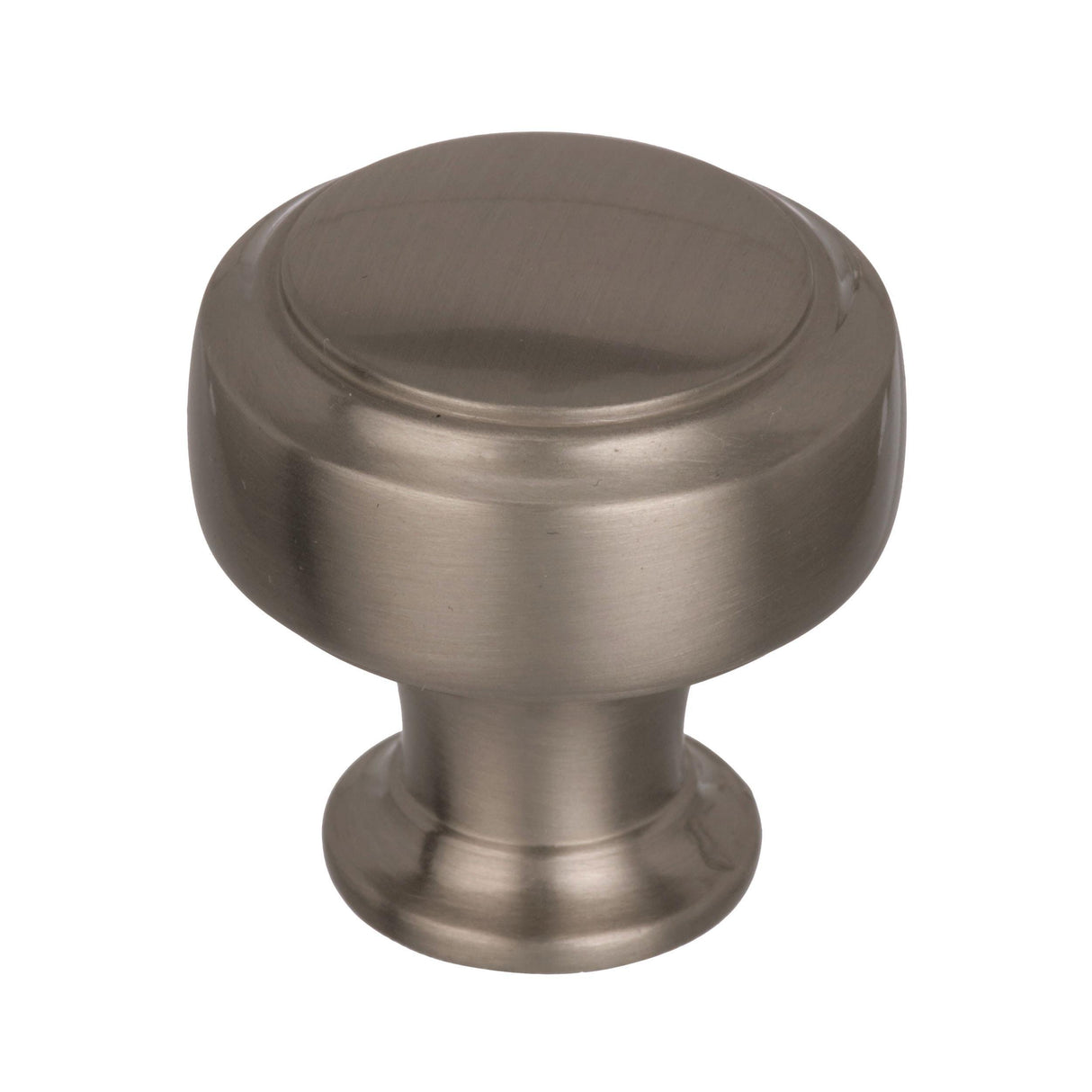 Amerock Cabinet Knob Satin Nickel 1-3/16 inch (30 mm) Diameter Highland Ridge 1 Pack Drawer Knob Cabinet Hardware