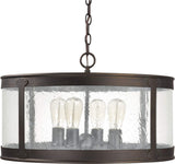 Capital Lighting 9568OB Dylan 4 Light Outdoor Hanging Lantern Old Bronze