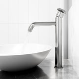VIGO Cass 12 inch H Single Hole Single Handle Bathroom Faucet in Chrome - Vessel Sink Faucet VG03030CH