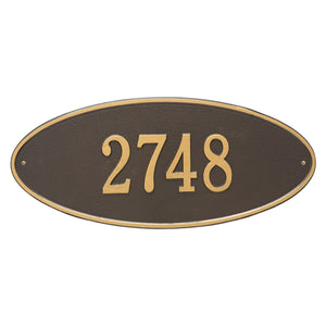 Whitehall 4009OG - Madison Oval - Estate Wall - One Line