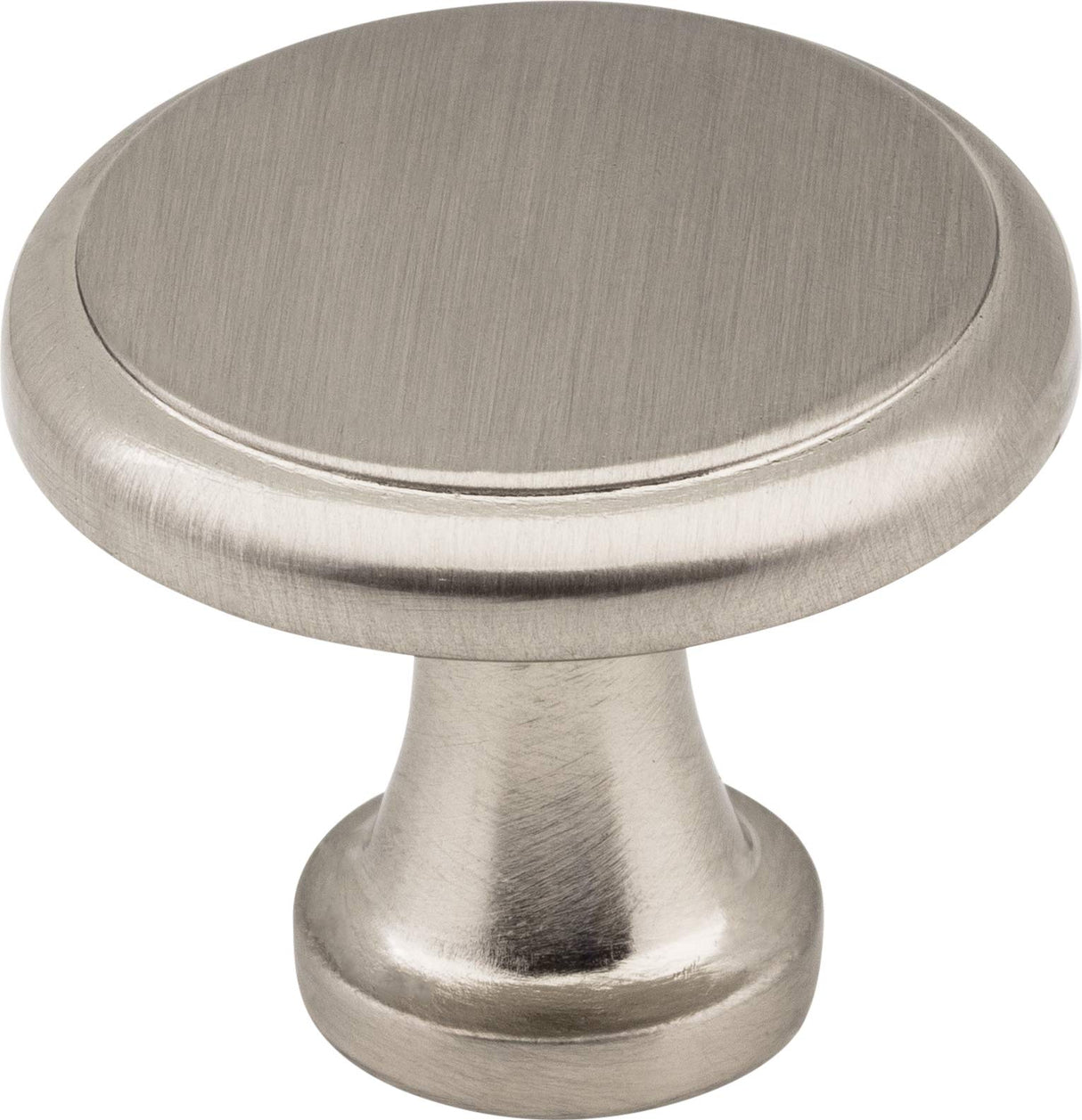 Elements 3970-SN-R 1-3/16" Diameter Satin Nickel Round Kenner Retail Packaged Cabinet Knob