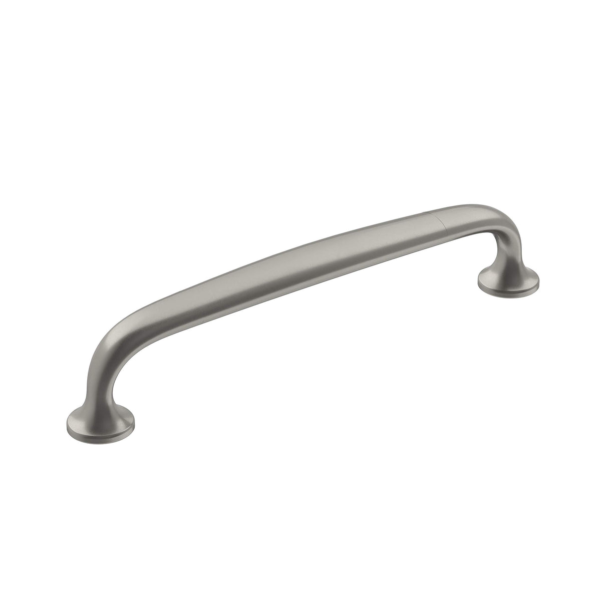 Amerock Cabinet Pull Satin Nickel 5-1/16 inch (128 mm) Center-to-Center Renown 1 Pack Drawer Pull Cabinet Handle Cabinet Hardware