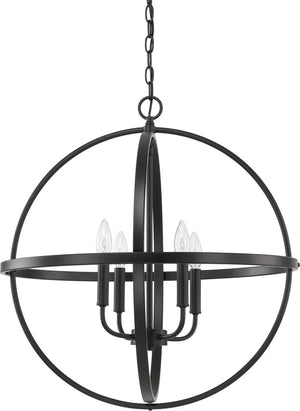 Capital Lighting 317542MB Hartwell 4 Light Pendant Matte Black