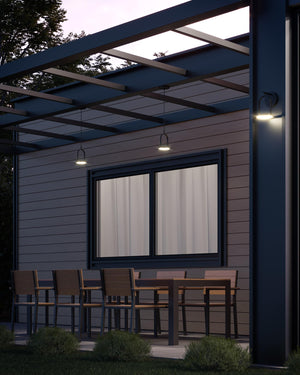 Kuzco EW17805-BK TREK 5" EXTERIOR WALL BLACK 8W 120VAC WITH LED DRIVER 3000K 90CRI