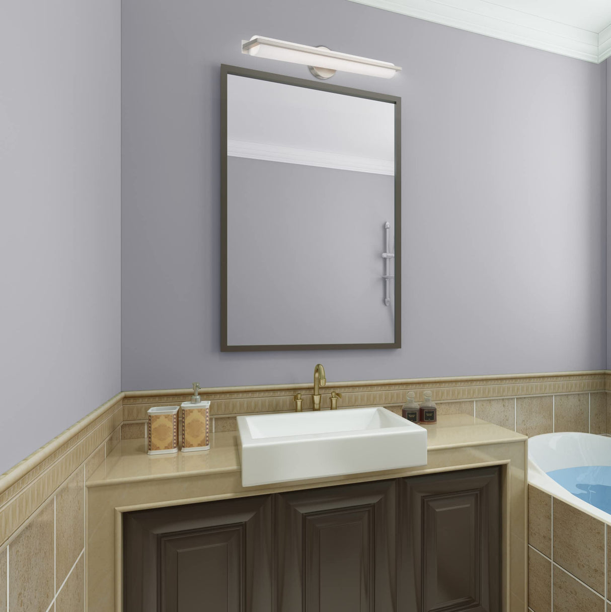 Livex Lighting 32W LED Polished Chrome ADA Bath Vanity