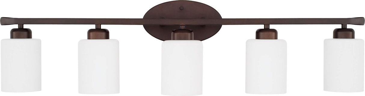 Capital Lighting 115251BZ-338 Dixon 5 Light Vanity Bronze