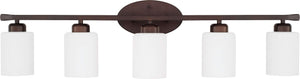Capital Lighting 115251BZ-338 Dixon 5 Light Vanity Bronze