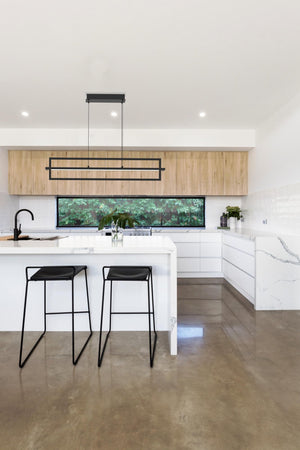 Kuzco LP16236-BK MONDRIAN 36" LINEAR PENDANT BLACK 57W 120VAC WITH LED DRIVER 3000K 90CRI