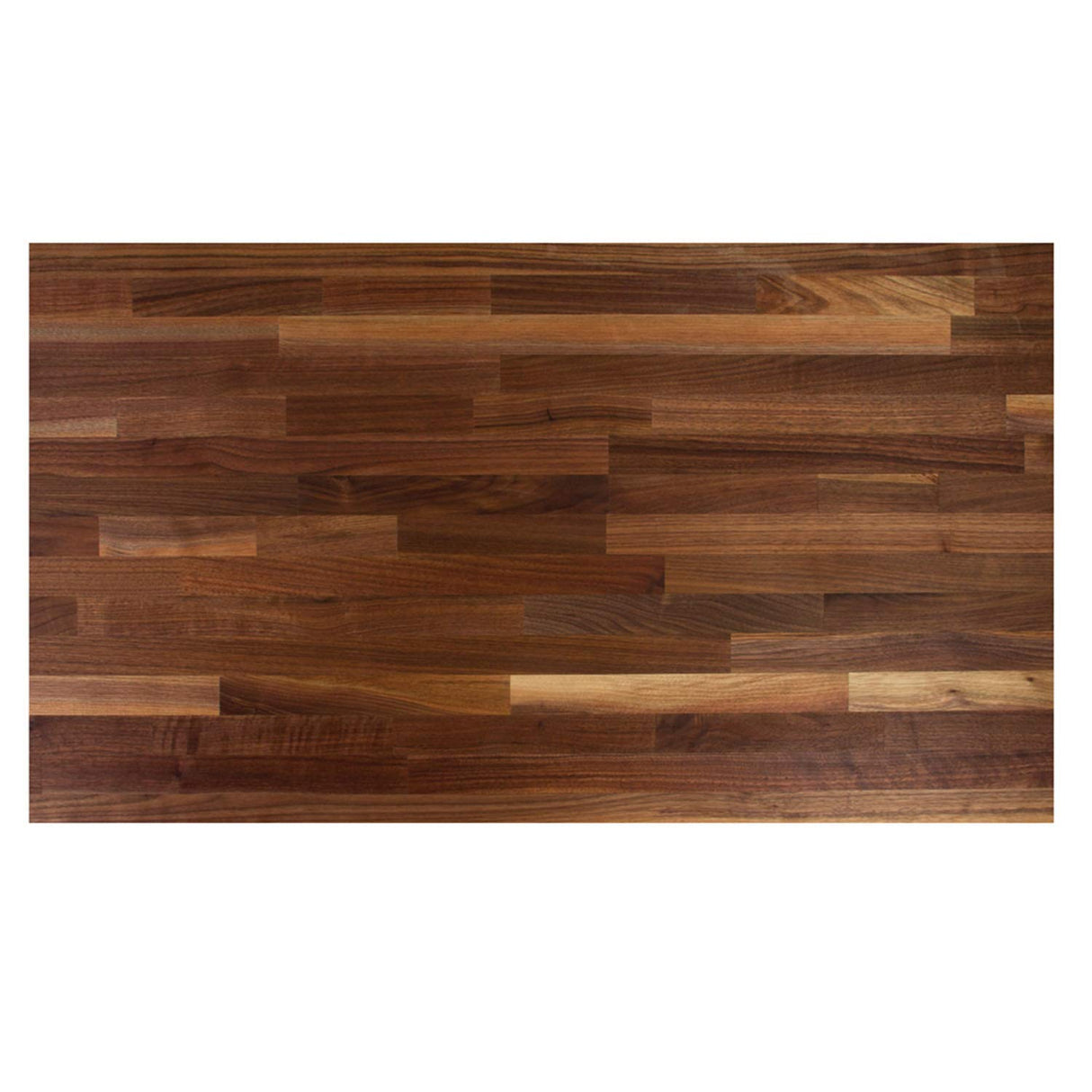 John Boos WALKCT-BL10938-O Blended Walnut Butcher Block Countertop - 1-1/2" Thick, 109"L x 38"W, Natural Oil