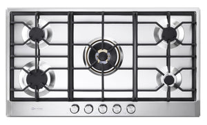 Verona VDGCT536FSS Verona 36" Designer Gas Cooktop-Brass Burners SS