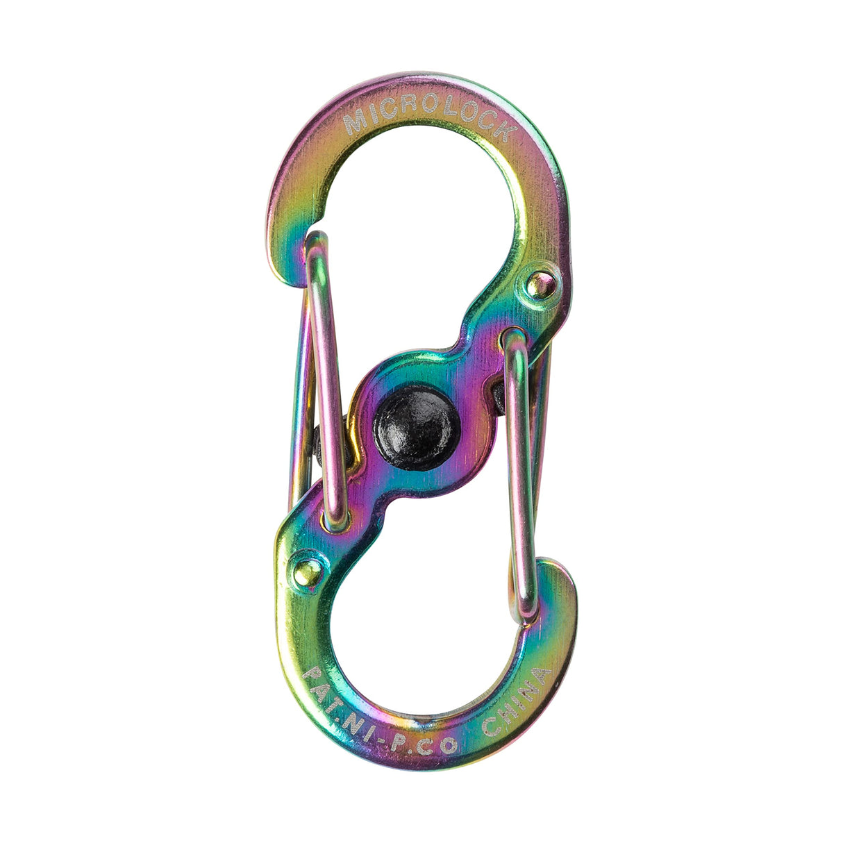 Nite Ize S-Biner MicroLock Aluminum, Locking Keychain Carabiner, 5 Pack, Assorted Colors