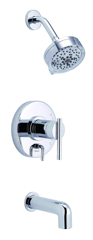 Gerber D511058TC Chrome Parma Tub & Shower Trim Kit, 1.75GPM