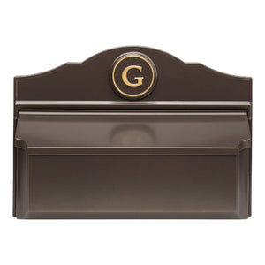 Whitehall 11261 - Colonial Wall Mailbox Package #3 (Mailbox & Monogram)