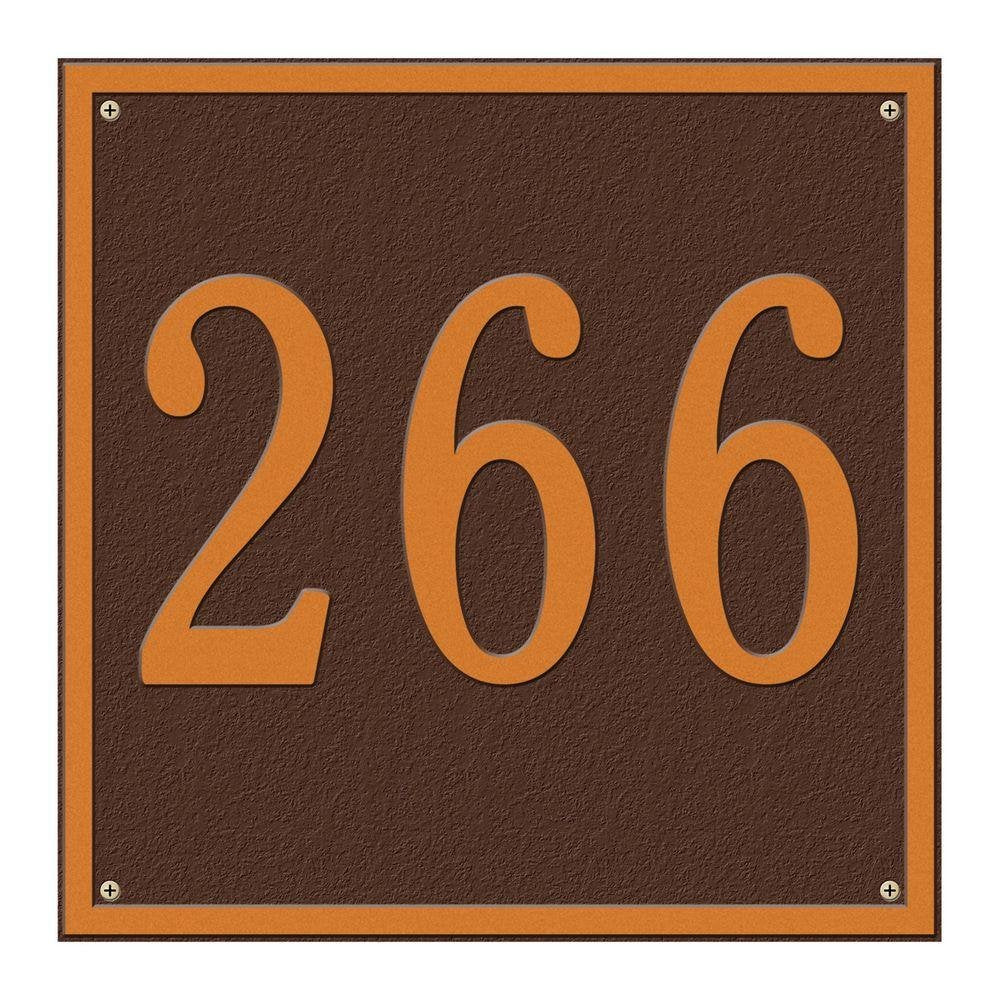 Whitehall 2116AC - Personalized Square Plaque - Estate -Wall - 1 line