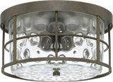 Capital Lighting 225021FH Bristol 2 Light Flush Mount Farm House