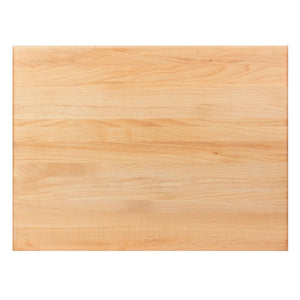 John Boos R03 Maple Wood Cutting Board for Kitchen Prep, 20" x 15" 1.5" Thick, Large Edge Grain Rectangular Reversible Charcuterie Block 20X15X1.5 MPL-EDGE GR-REV-R BRD-