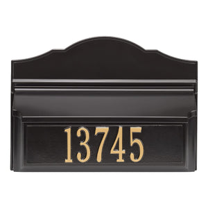 Whitehall 11252 - Colonial Wall Mailbox Package #2 (Mailbox & Plaque)