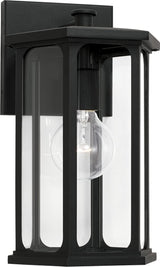 Capital Lighting 946611BK Walton 1 Light Outdoor Wall Lantern Black