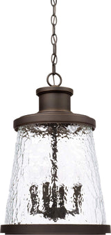 Capital Lighting 926542BK Tory 4 Light Outdoor Hanging Lantern Black