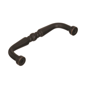 Amerock Cabinet Pull Oil Rubbed Bronze 3 inch (76 mm) Center to Center Everyday Heritage 1 Pack Drawer Pull Drawer Handle Cabinet Hardware