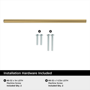 Amerock BP40521CZ Champagne Bronze Cabinet Pull 8-13/16 inch (224mm) Center-to-Center Cabinet Hardware Bar Pulls Furniture Hardware Drawer Pull