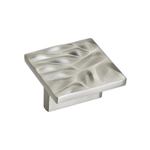 Amerock Cabinet Pull Satin Nickel 1-1/4 inch (32 mm) Center to Center Calathea 1 Pack Drawer Pull Drawer Handle Cabinet Hardware