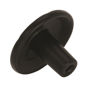 Amerock Cabinet Knob Colonial Black 1-1/4 inch (32 mm) Diameter Everyday Heritage 1 Pack Drawer Knob Cabinet Hardware
