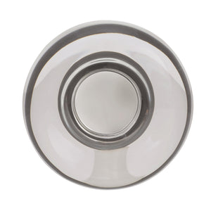 Amerock Cabinet Knob Clear/Oil-Rubbed Bronze 1-3/4 inch (44 mm) Diameter Glacio 1 Pack Drawer Knob Cabinet Hardware