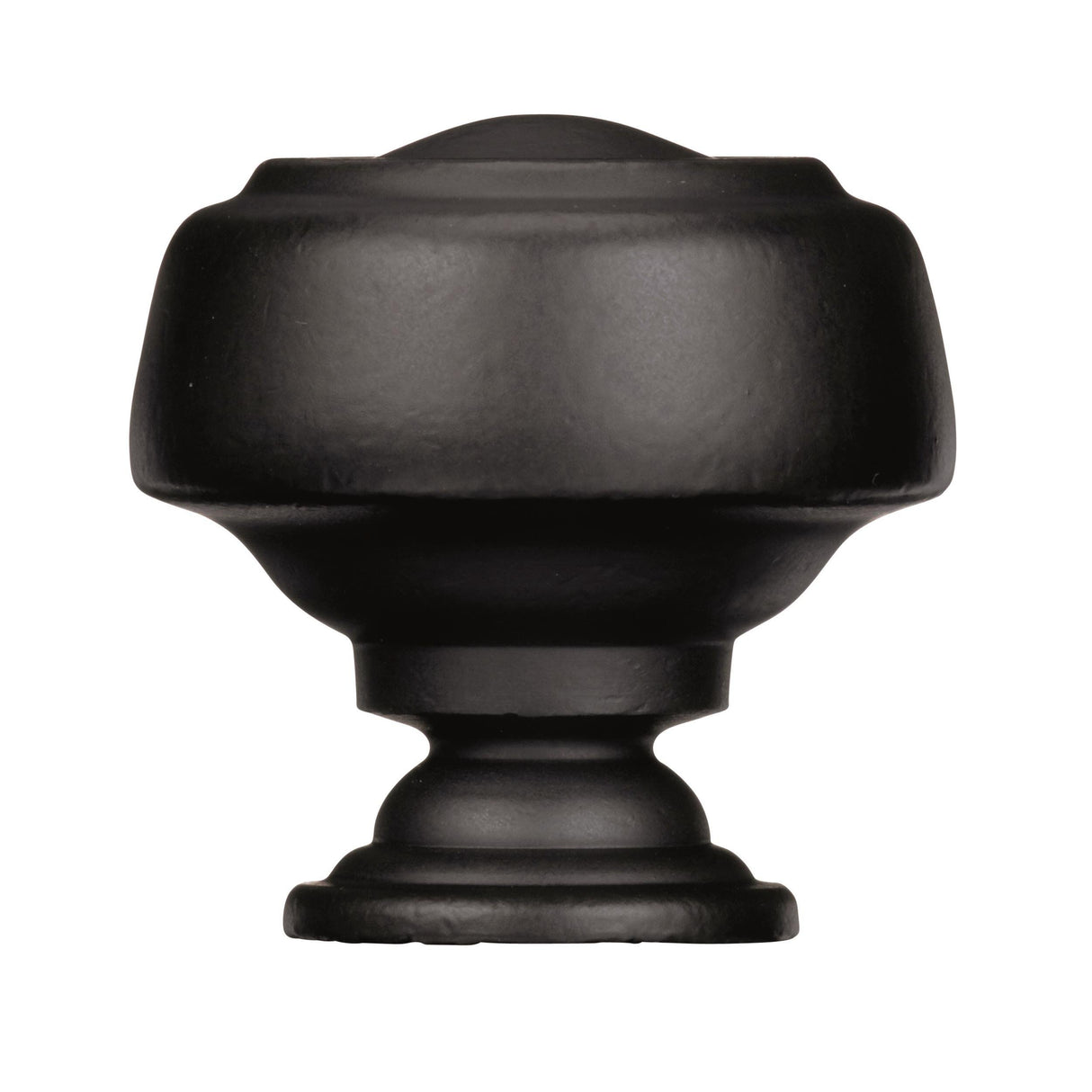 Amerock Cabinet Knob Black Bronze 1-5/8 inch (41 mm) Diameter Kane 1 Pack Drawer Knob Cabinet Hardware