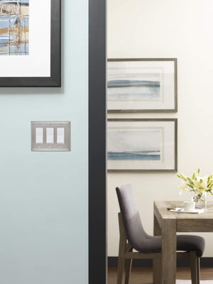 Amerock Wall Plate Black Bronze 3 Rocker Switch Plate Cover Mulholland 1 Pack Decora Wall Plate Light Switch Cover