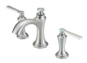 Gerber D304128BN Brushed Nickel Draper Two Handle Widespread Lavatory Faucet