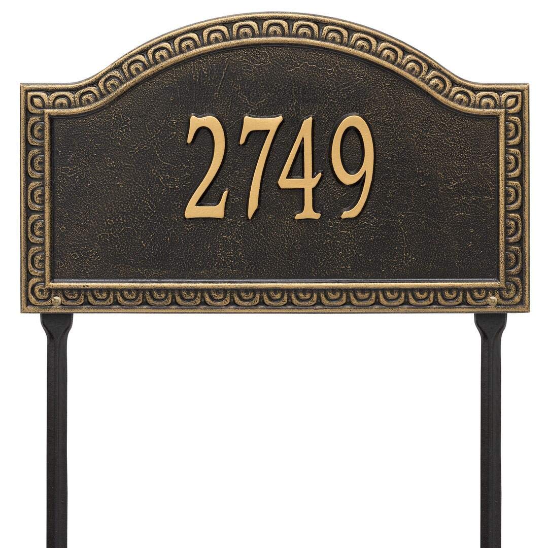 Whitehall 3132BG - Personalized Penhurst Plaque - Grande - lawn- 1 Line
