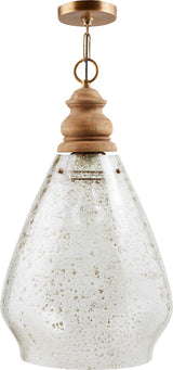 Capital Lighting 330418LW Juniper 1 Light Pendant Light Wood